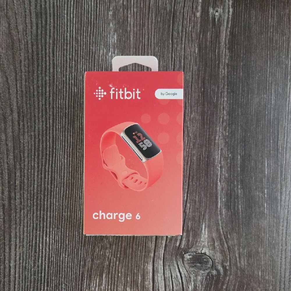 Fitbit Charge 6 Fitness Tracker with Google apps, Heart Rate.